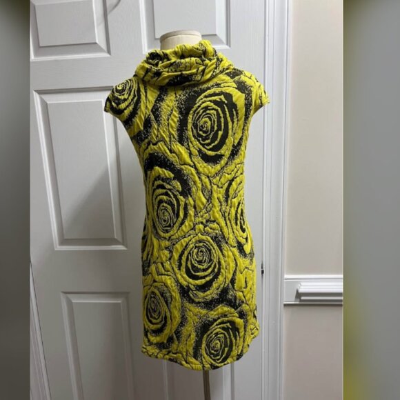 Zaza Couture Yellow Black Flower Size S - Picture 2 of 3
